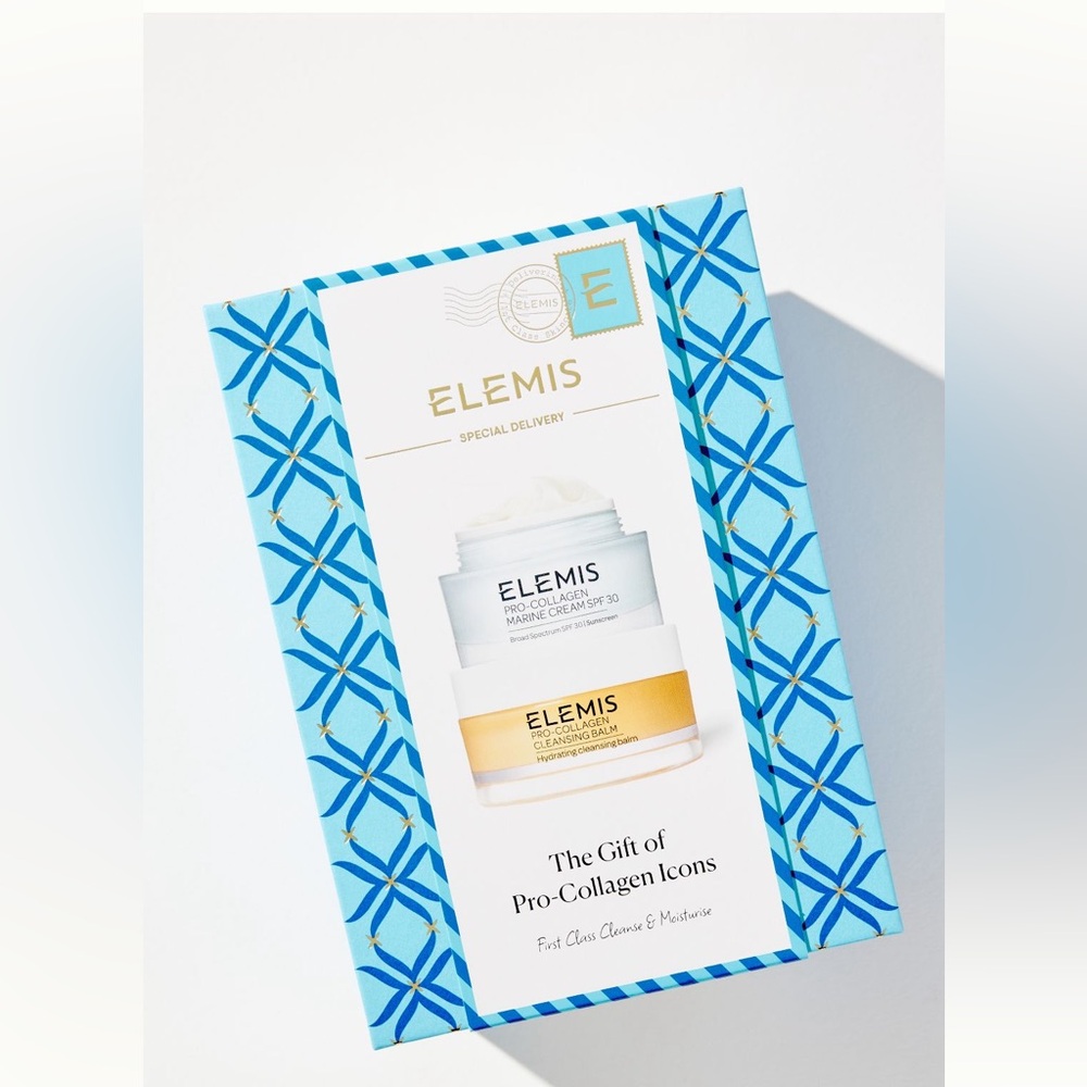 🆕 ELEMIS Pro-Collagen Cleanse &
Hydrate Box Set: Cleansing Balm & SPF 30 cream